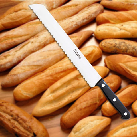 Curel 9-1/2" Serrated Bread Knife - POM Handle