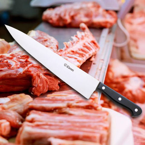 Curel 7-7/8" Cook's Knife - Black POM Handle