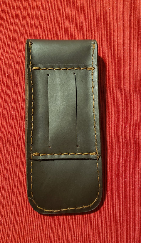 Leather sheath, 5-1/2" long