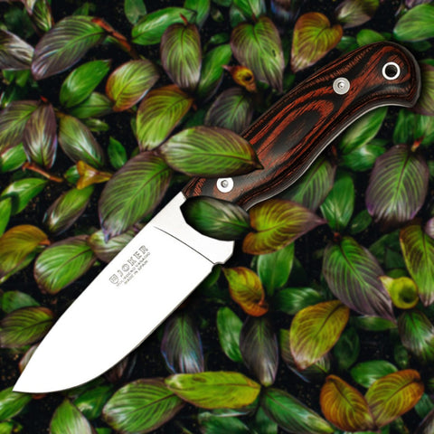 Montes 4-1/4" Camping Knife - Stamina Wood Handle