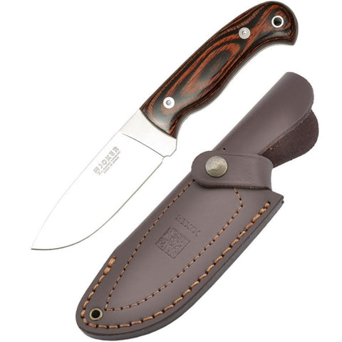 Montes 4-1/4" Camping Knife - Stamina Wood Handle