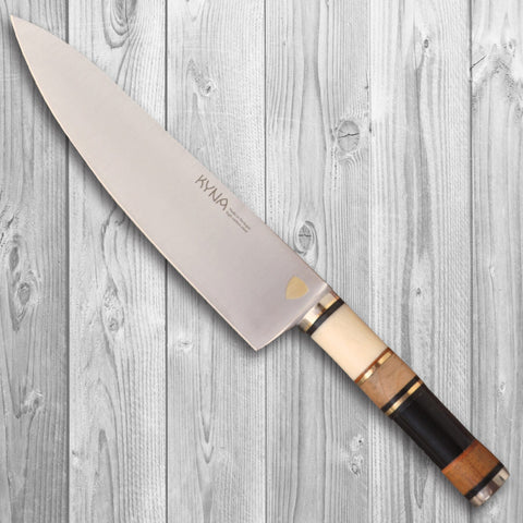 KYNA 9-3/4" Master Chef's Knife - Hardwoods Handle