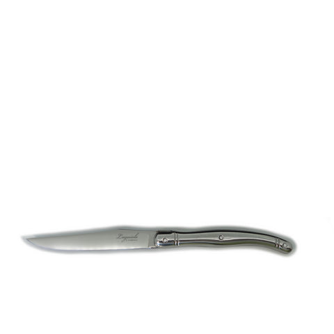 TopKnife Laguiole 6 pcs Steak Knife Set - Smooth Edge - Stainless Steel Handle - Gift Box