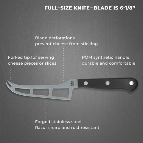 M&G 6-1/8" French Cheese Knife - POM Handle