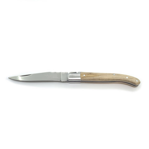 Laguiole 4-1/2" Steak Folding Knife – Varied Wood Handles