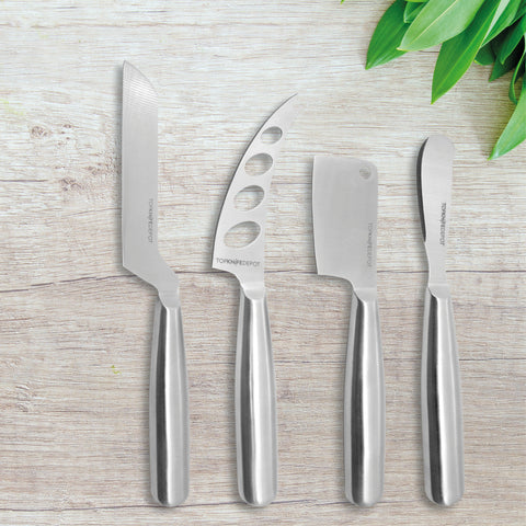 TopKnife 4-Pc All Cheese Knife Set