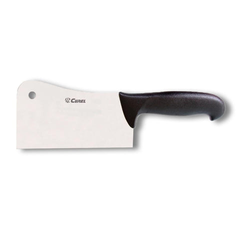 Curel 6-1/4" Cleaver - Black PP Handle