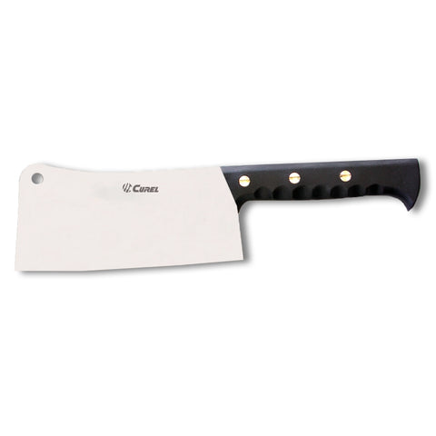Curel 7-1/8" Cleaver - Black PP Handle