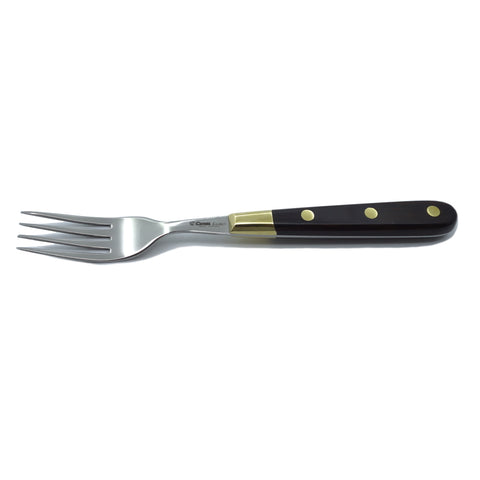 Curel 4" Country Steak Fork - Bubinga Wood Handle