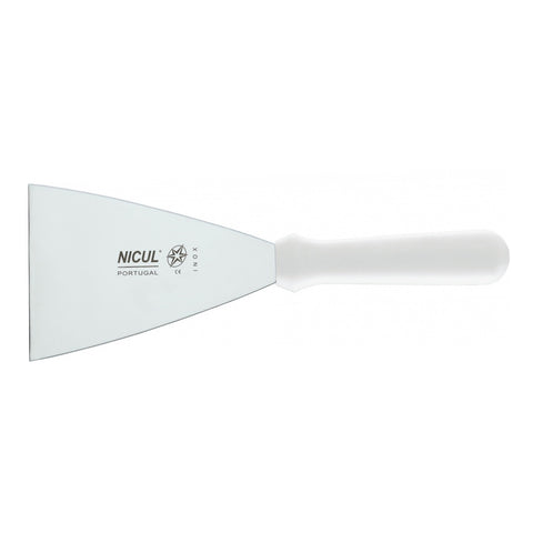Nicul 4" Triangular Spatula - PP Plastic Handle