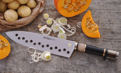KYNA 8" Vegetable Knife - Jatoba Hardwood Handle